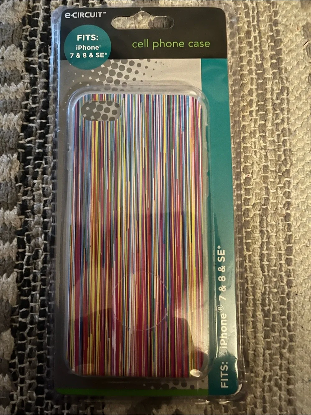 e-Circuit Multicolor Stripe iPhone Case for iPhone 6/6s/7/8/SE